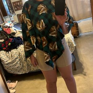 Handmade fuzzy Bo Jack  horse pancho